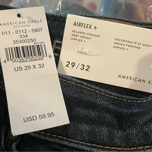 American Eagle AIRFLEX+ Relaxed Straight jeans 29x32 - Picture 4 of 4